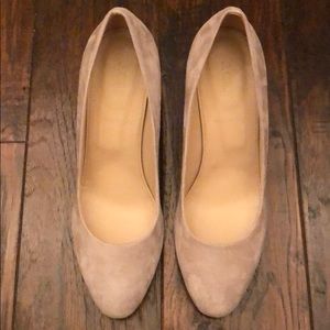 Suede JCrew Wedges